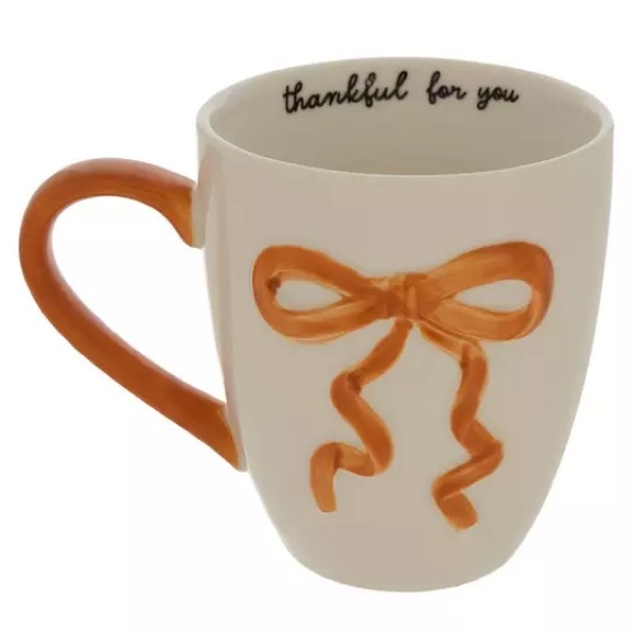 Thankful Bow Mug - Picture 1 of 3